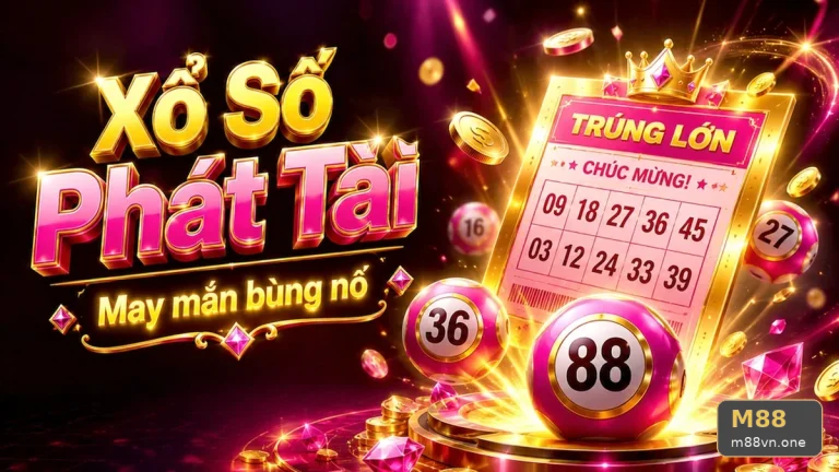 Nền Giấy Vàng Và Dãy Số Đen: Lát Cắt Giao Diện Xổ Số M88